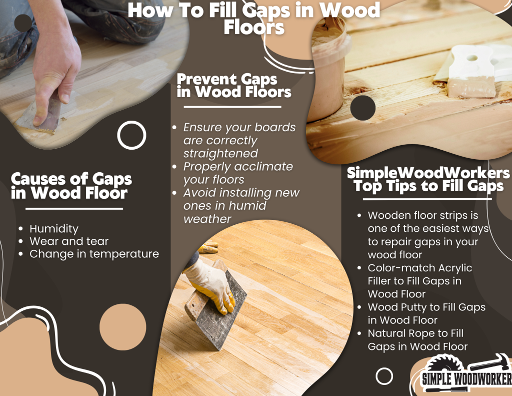 fill gaps in wood floor