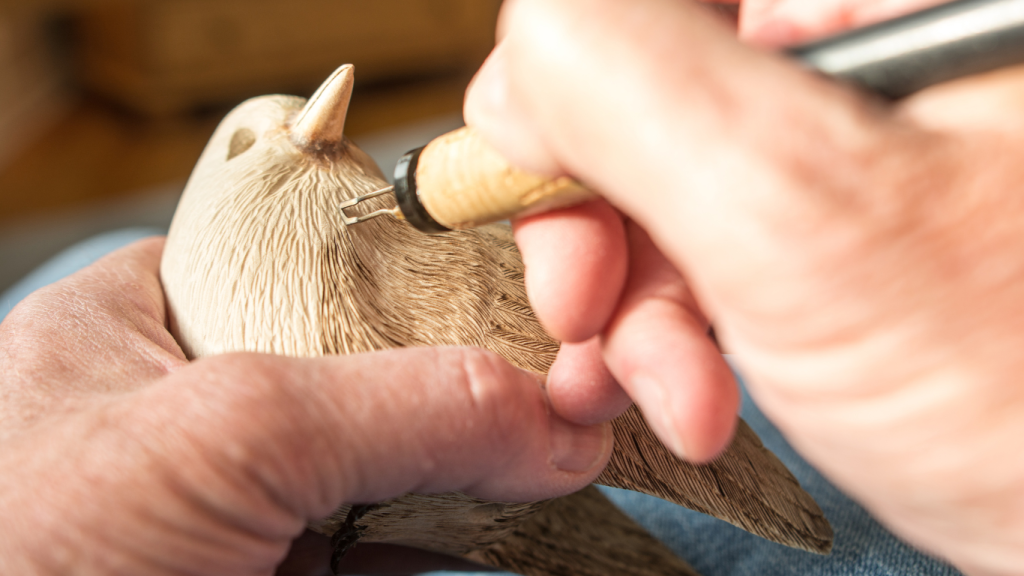 Bird Carving steps