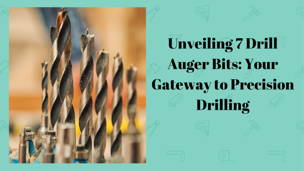 drill auger bits